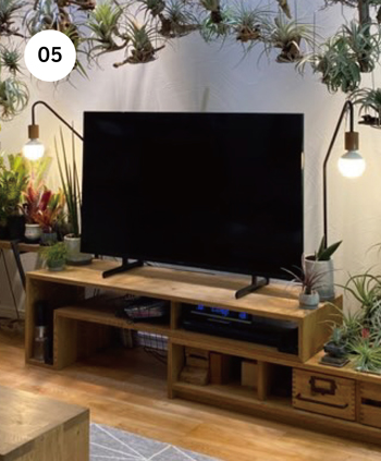 ストロー テレビボード