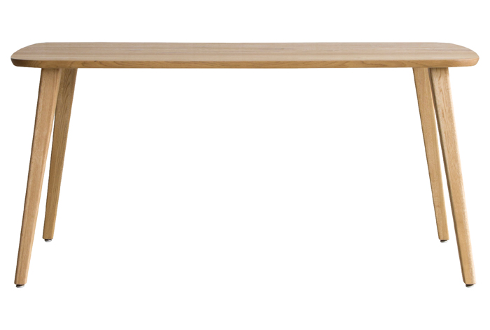 [2.8cm ライブエッジ] ミース テーブル WF-1 幅150cm 天板厚2.8cm 1型