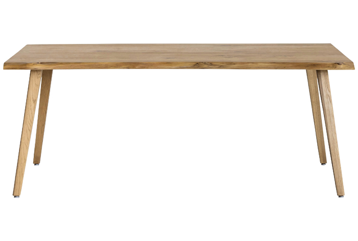 [3.5cm ライブエッジ] ミース テーブル WF-1 幅180cm 天板厚3.5cm 1型