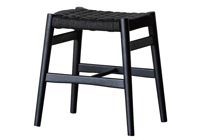 フォルテ スツール ロータイプ ブラック