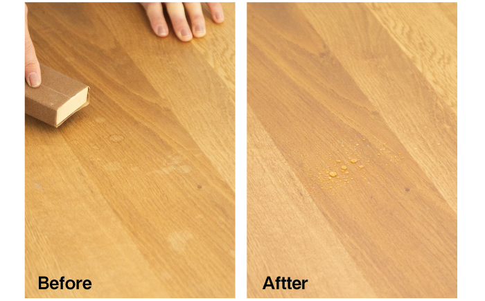 バーニーダイニングテーブルのビフォーアフター写真