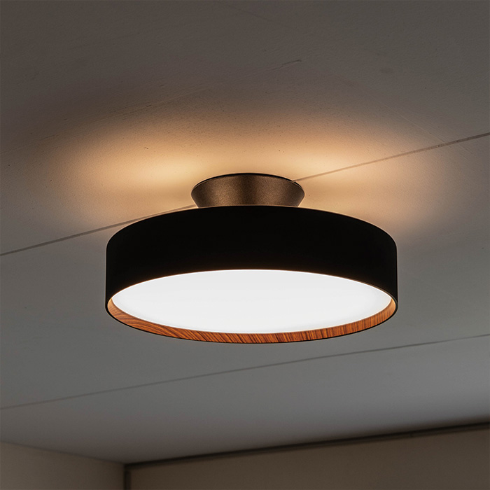 ブラックカラーのグローLEDライトの画像