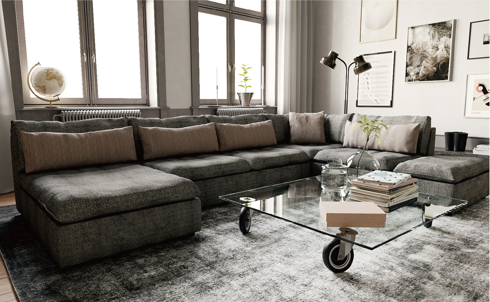 グレス ダイニングソファ