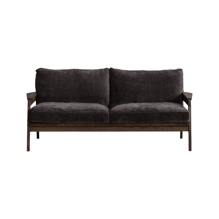 ジクロ 2.5人掛け ソファ ジャガード スモークブラック