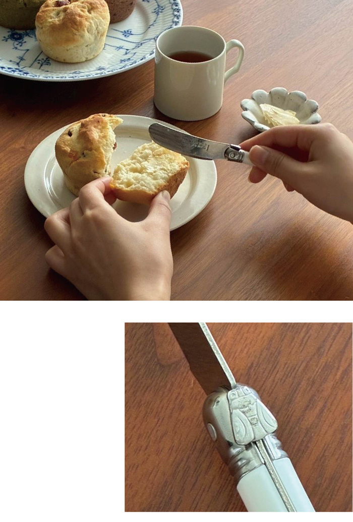 バターナイフの接写