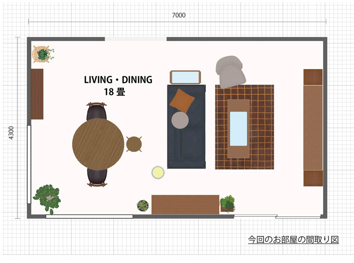 お部屋の間取り図