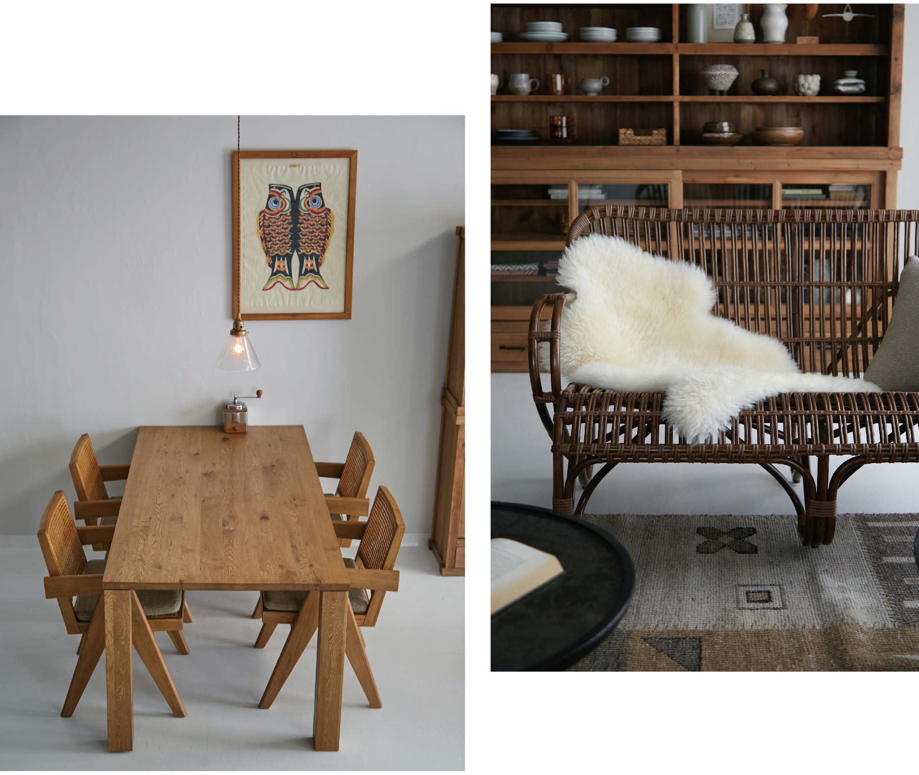 ダイニングテーブルと椅子の写真