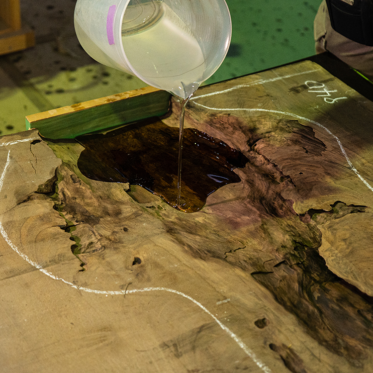 レジン流し込みのイメージ