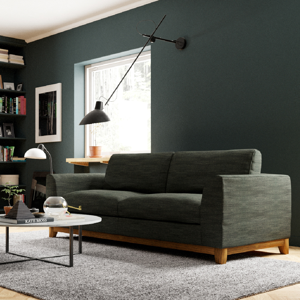 ブリスト　2.5人掛けソファ　幅168cm