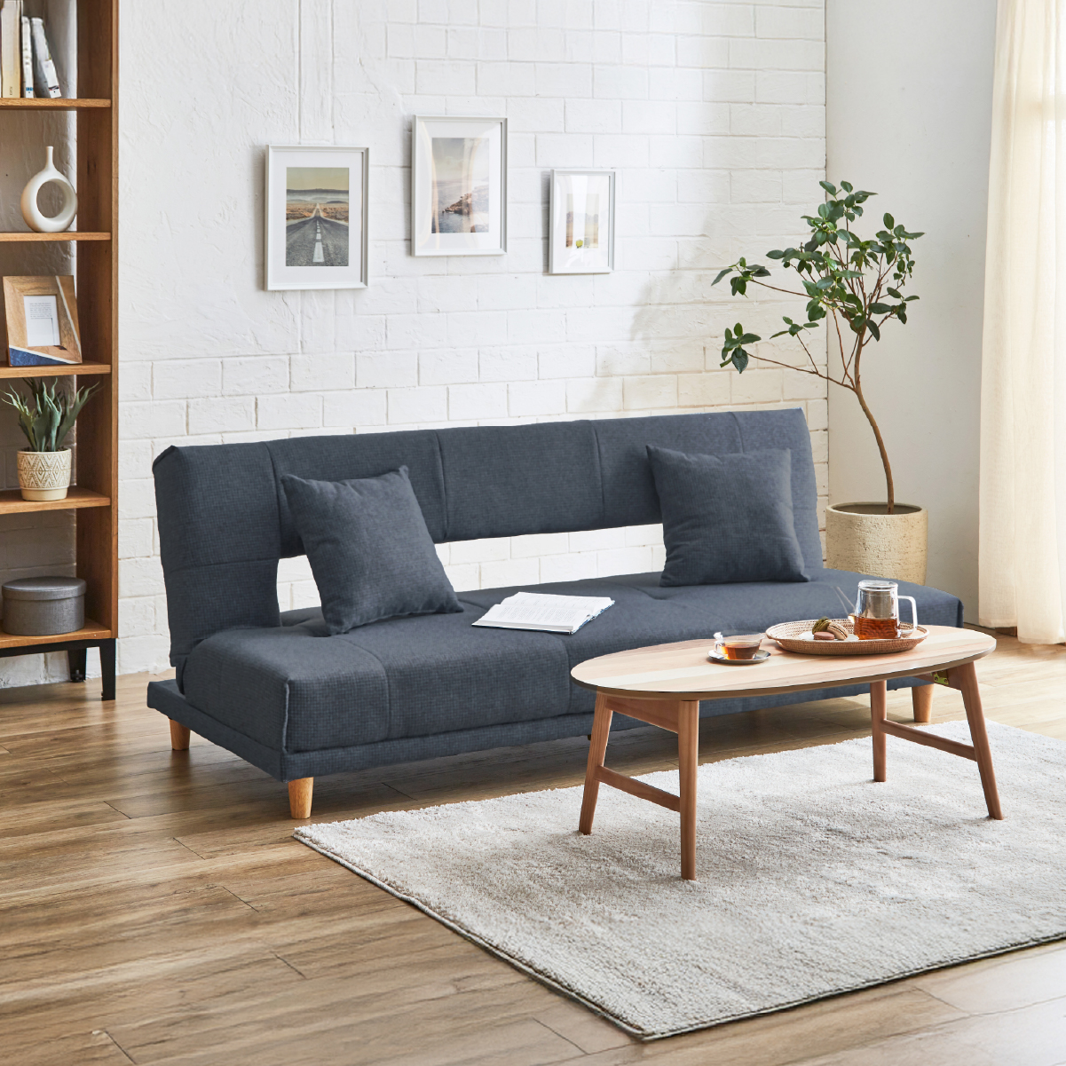 ソファベッド アークⅡ LBR ｜家具・インテリア通販の関家具【公式】