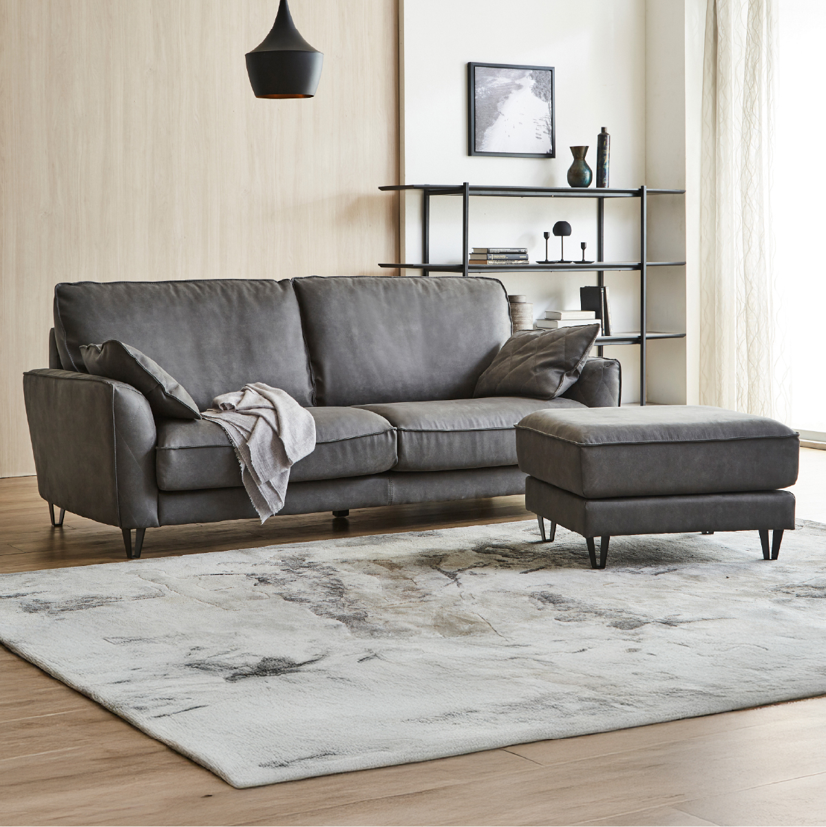 コロンバスⅡ　2人掛けソファ　幅164cm