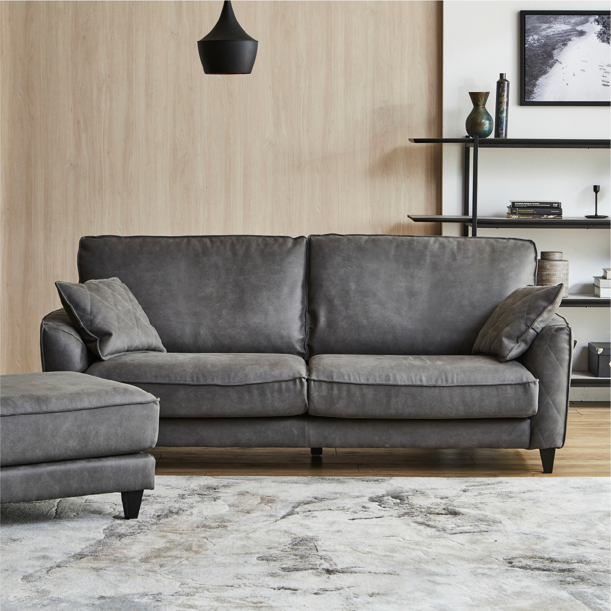 コロンバスⅡ　2人掛けソファ　幅164cm