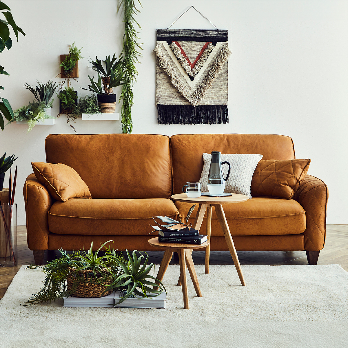 コロンバスⅡ　2人掛けソファ　幅164cm