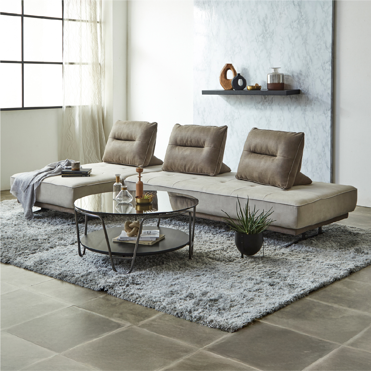 アベンタ 3人掛けソファ 幅180cm ｜ RELAX FORM®/リラックスフォーム