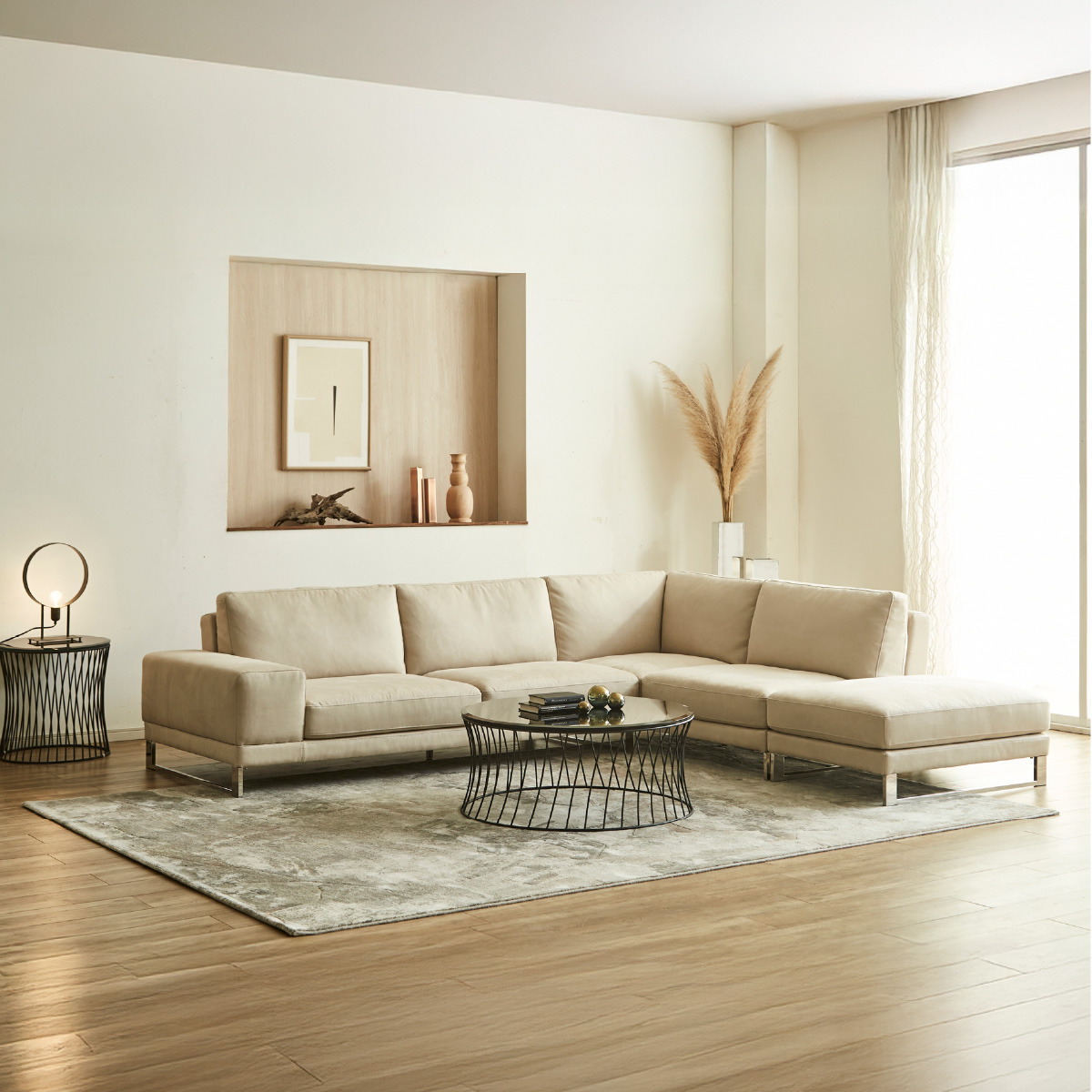 ラベンナ 左カウチソファ 幅305cm ｜ 関家具公式通販サイト