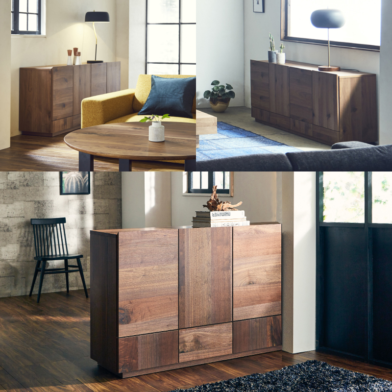 トビ サイドボード 幅120cm ハイタイプ