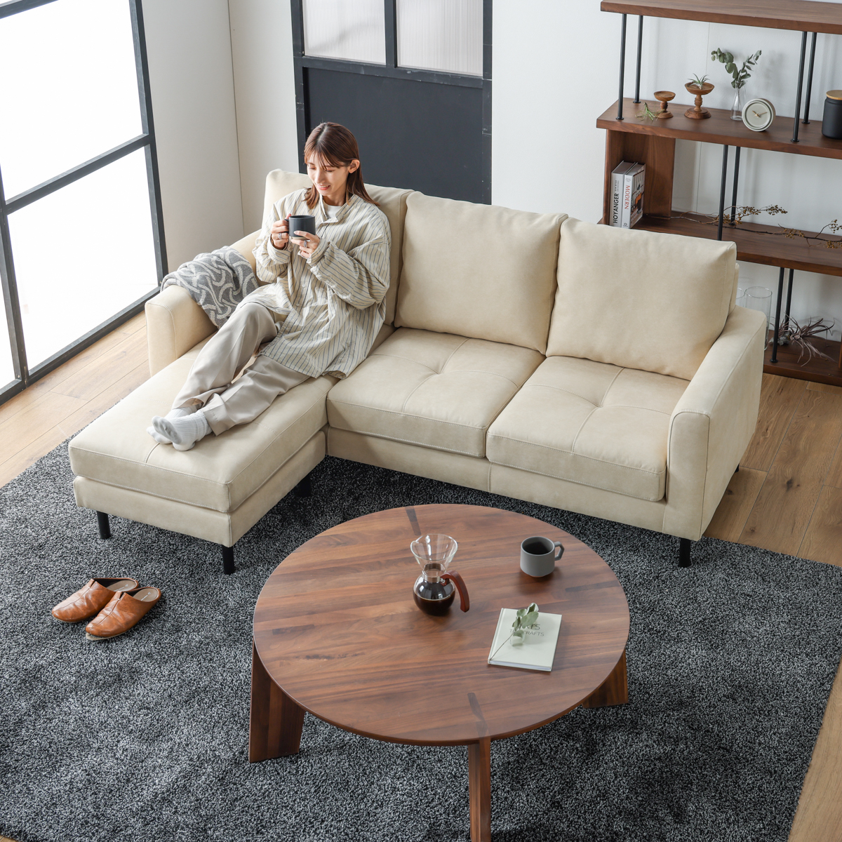 ソラン カウチソファ 幅189cm ｜関家具公式通販サイト