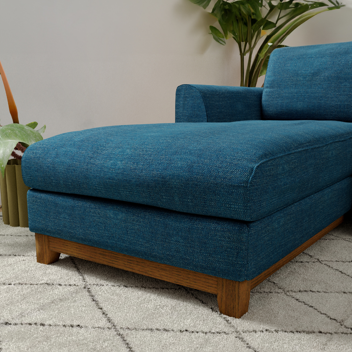 ブリスト　右カウチソファ　幅240cm