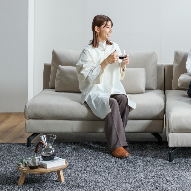 グラシエーロ 1人掛けソファ 幅97cm ｜ RELAX FORM®/リラックス