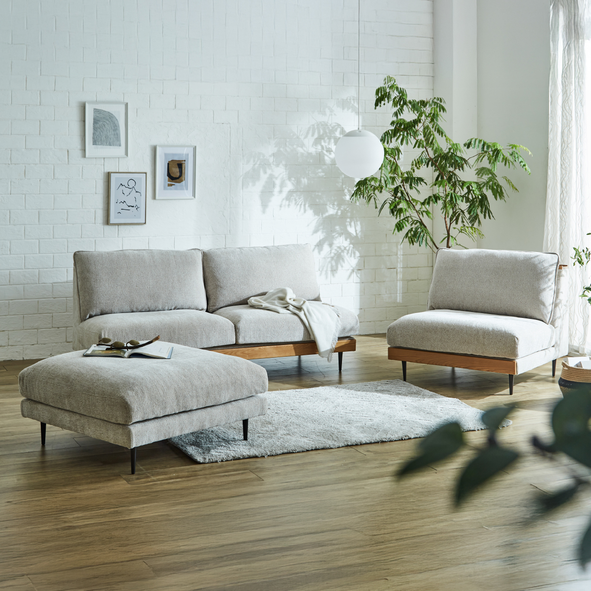 アリシア 3P PC06 モスグリーン ｜家具・インテリア通販の関家具【公式】