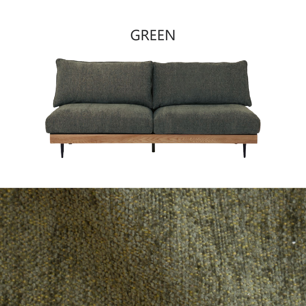 アリシア 3P PC06 モスグリーン ｜家具・インテリア通販の関家具【公式】