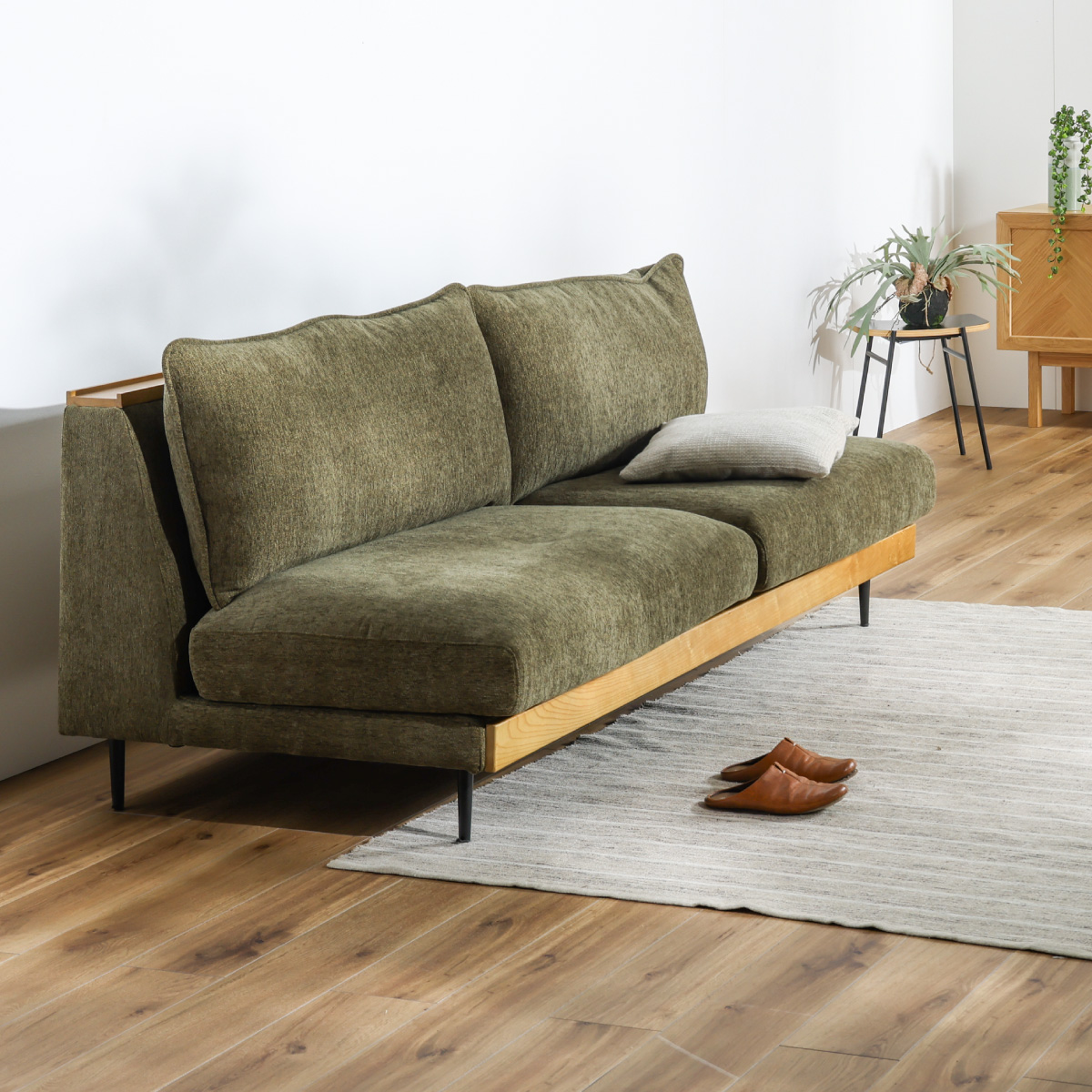 アリシア 3P PC06 モスグリーン ｜家具・インテリア通販の関家具【公式】