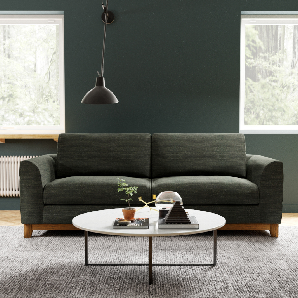 ブリスト　3人掛けソファ　幅198cm