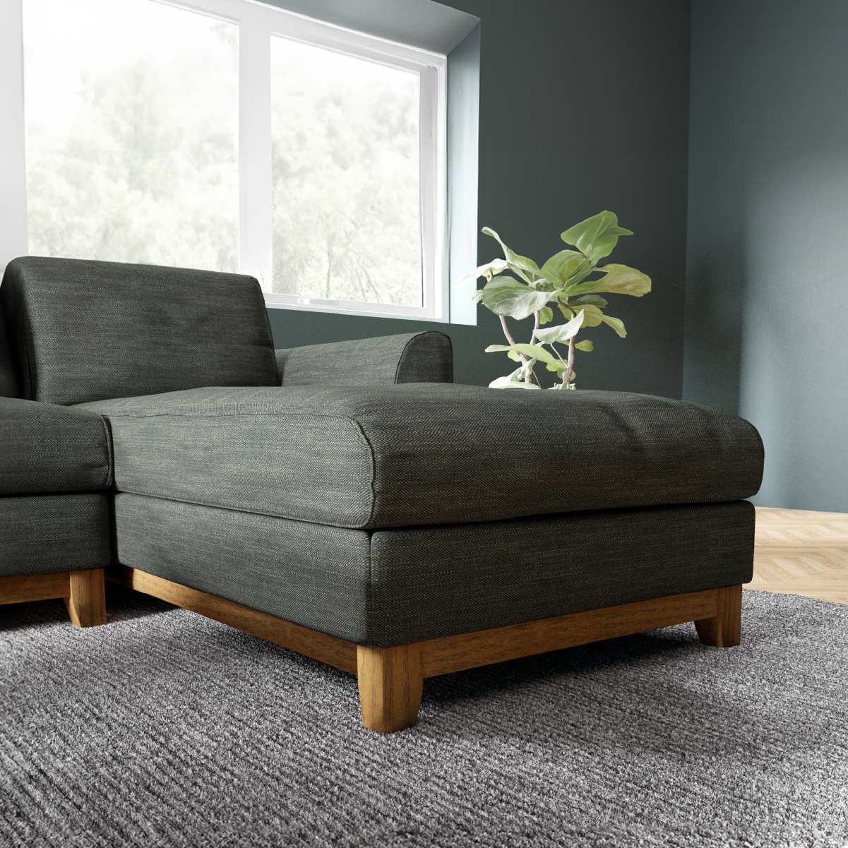 ブリスト　3人掛けソファ　幅198cm