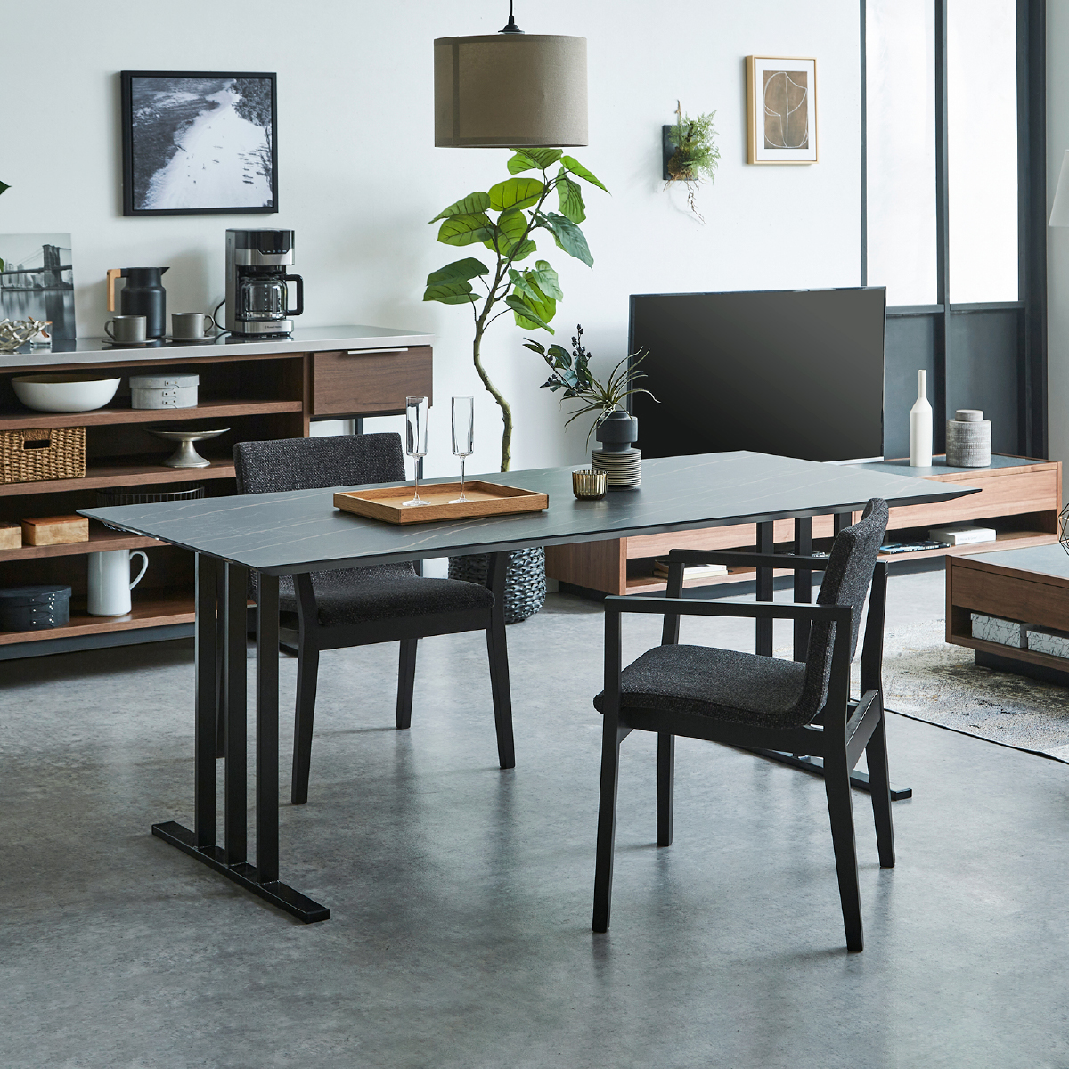 ガラム ダイニングテーブル 幅180cm