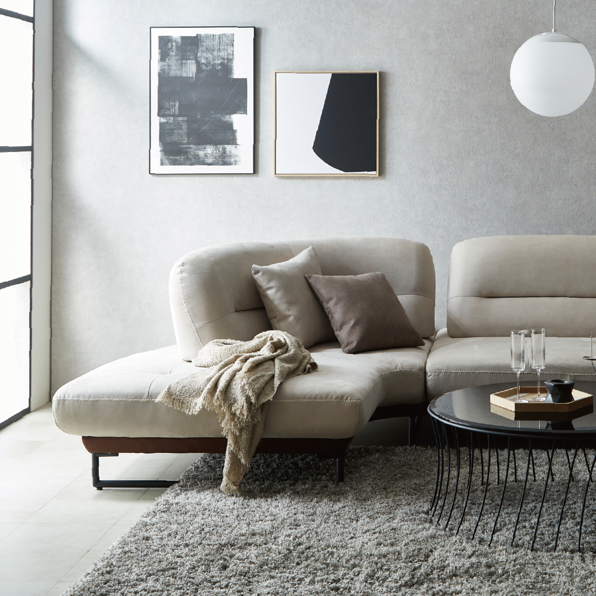 ラルス スモールカウチ 幅240cm ｜ RELAX FORM®/リラックスフォーム