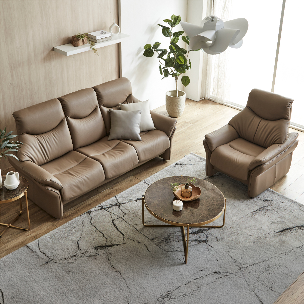 モナート 1人掛けソファ 幅81cm