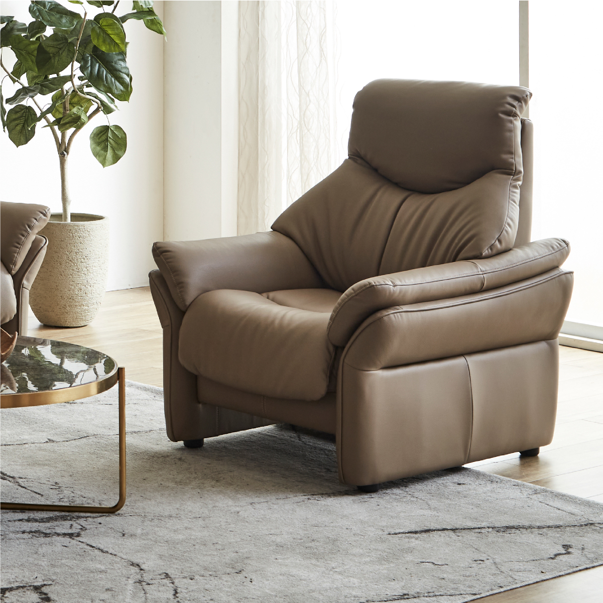 モナート 1人掛けソファ 幅81cm