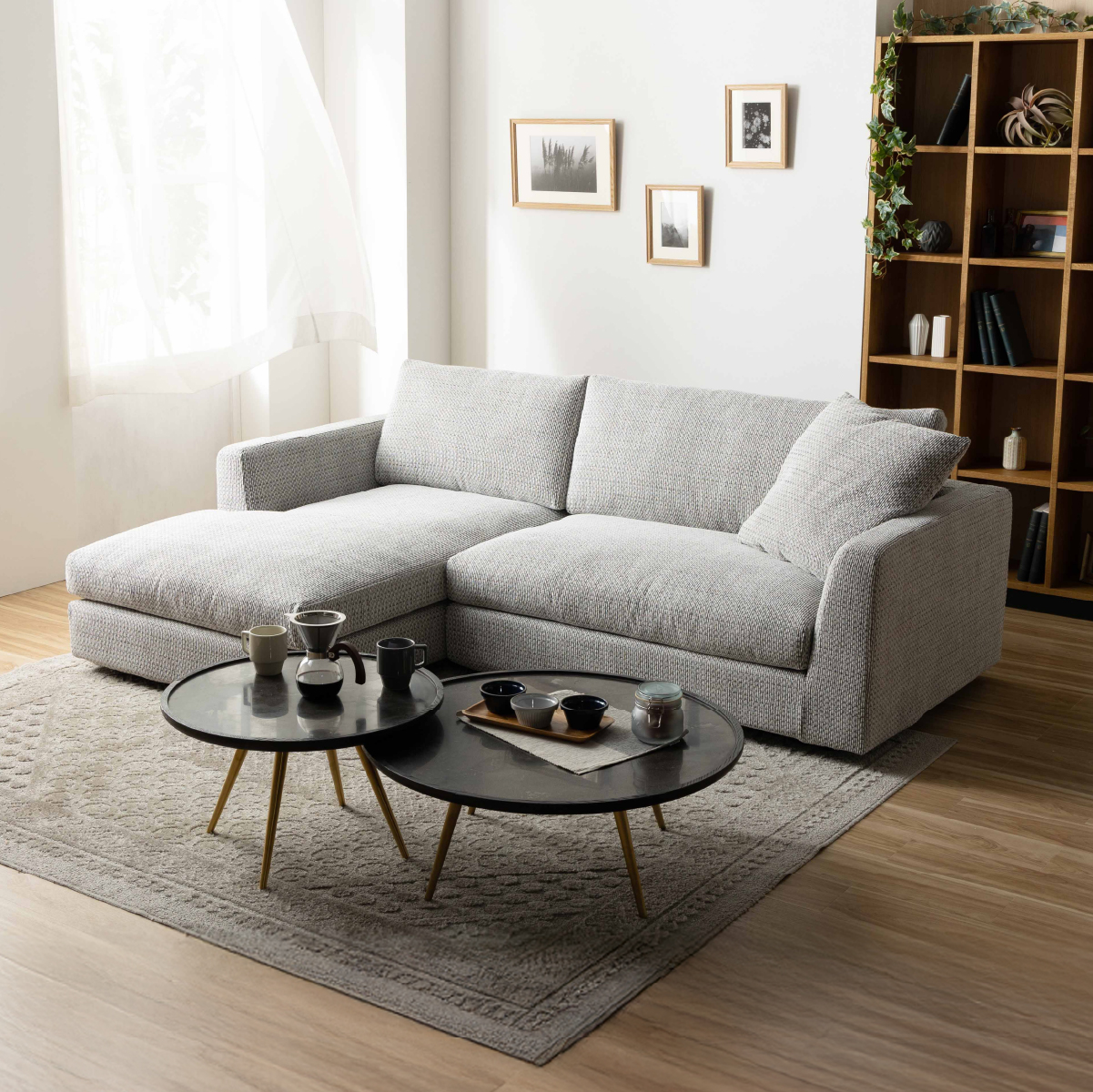 デパラⅡ カウチソファ 幅220cm ｜ 関家具公式通販サイト