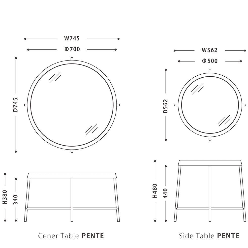 ペンテ センターテーブル｜家具・インテリア通販の関家具【公式】