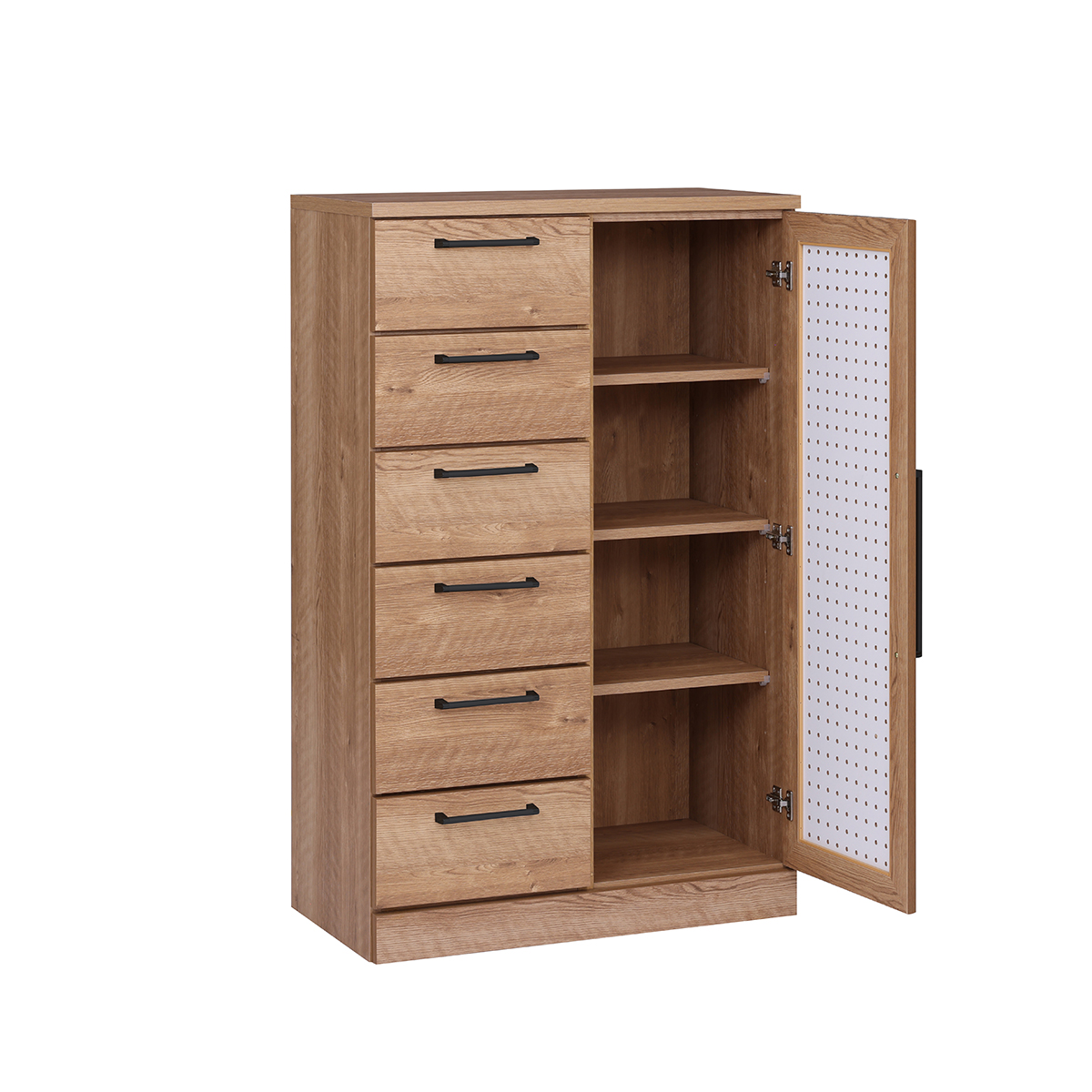 120Lキャビネット ﾌｧｰｽﾄ (OAK/WH) ｜家具・インテリア通販の関家具【公式】