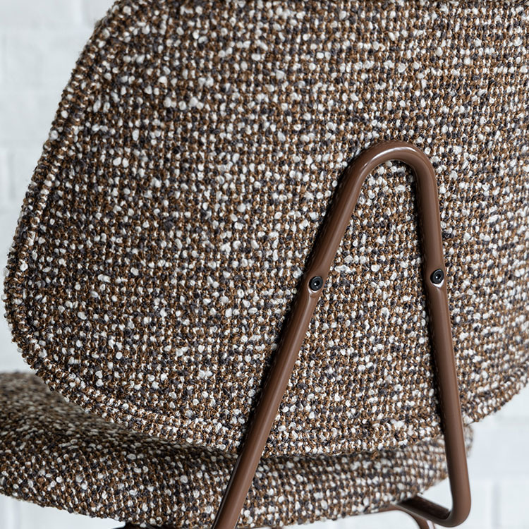 アボック ダイニングチェア 肘無 カラー脚