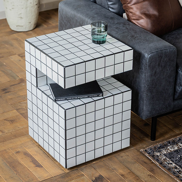 テラ サイドテーブル コの字型