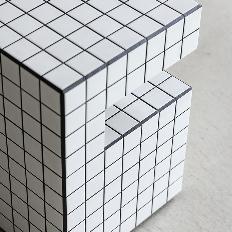 テラ サイドテーブル コの字型