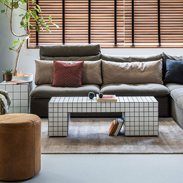 テラ センターテーブル コの字型