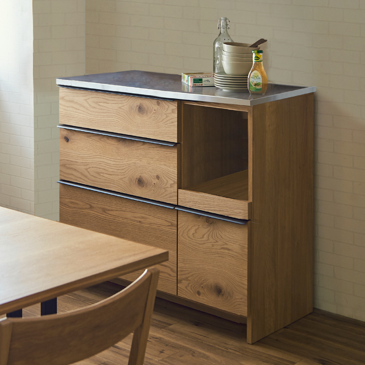 オウルⅢ カウンター スライド棚