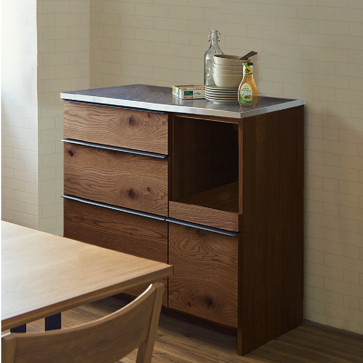 オウルⅢ カウンター スライド棚