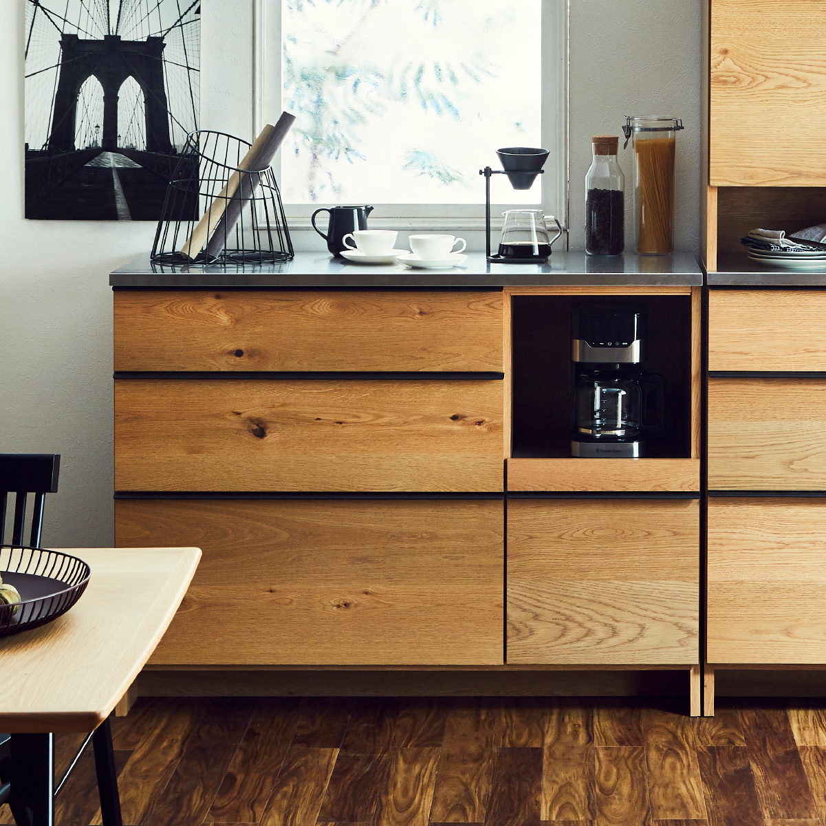 オウルⅢ カウンター スライド棚