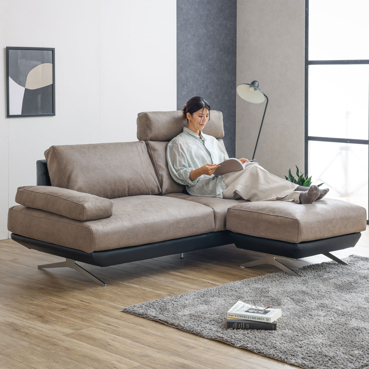 コルトーナ 3人掛けソファ 幅198cm