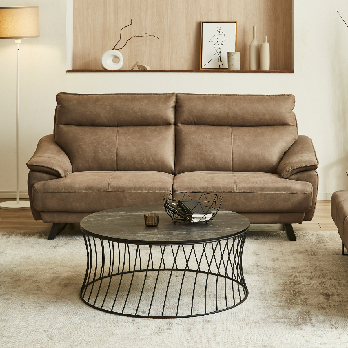 フレデリック　3人掛けソファ　幅195cm