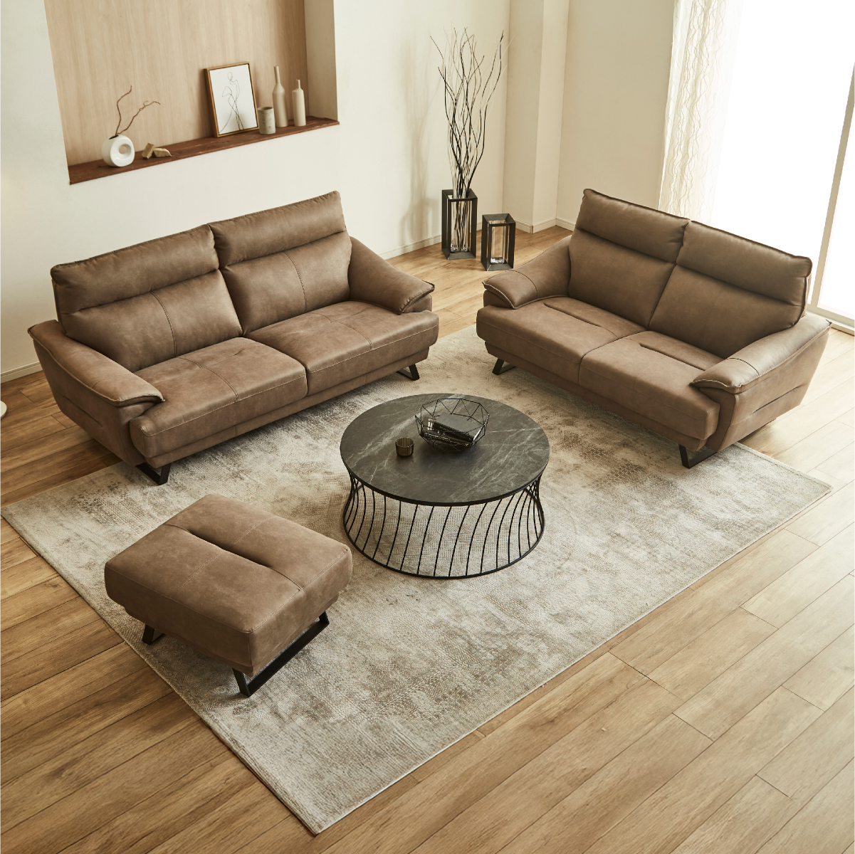 フレデリック　3人掛けソファ　幅195cm