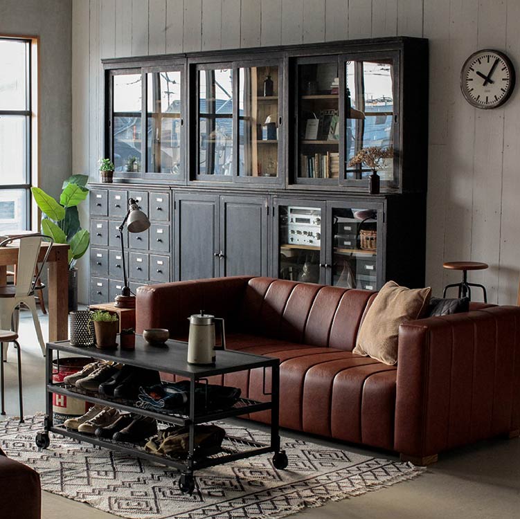 ジョーカー キャビネット 下台 左開き戸/右引出し