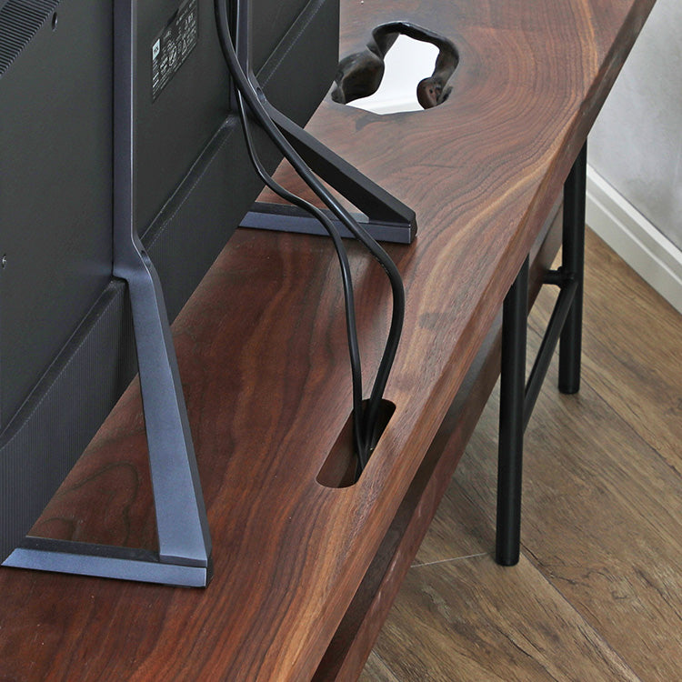 【SOLD OUT】一枚板　テレビボードセット　ウォールナット　919-7+8　（W200cm）