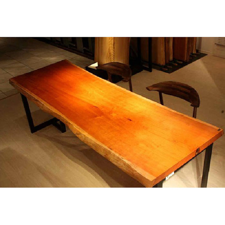 【SOLD OUT】一枚板　チェリー　124　(W215cm)　アウトレット品　デスク