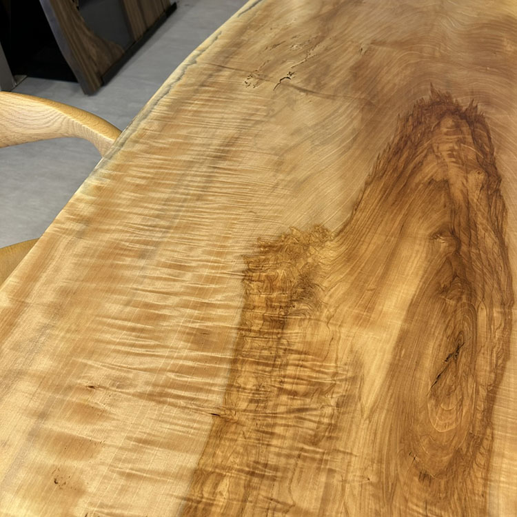 一枚板　トチ　CN-980-2706　（W200cm）　ダイニングテーブル