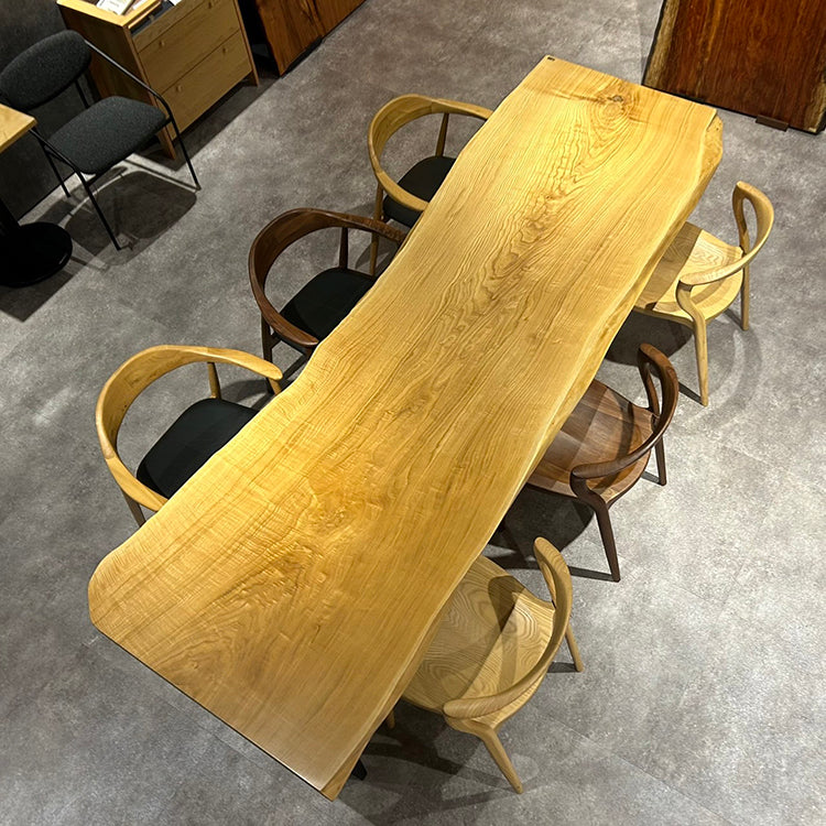 一枚板　クリ　KR-1-2707　(W270cm)　ダイニングテーブル